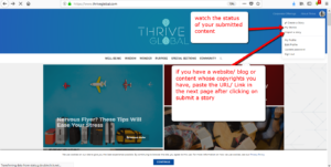 import or create new content on thrive global